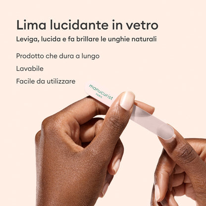 Lima lucidante in vetro