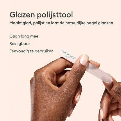 Glazen polijsttool