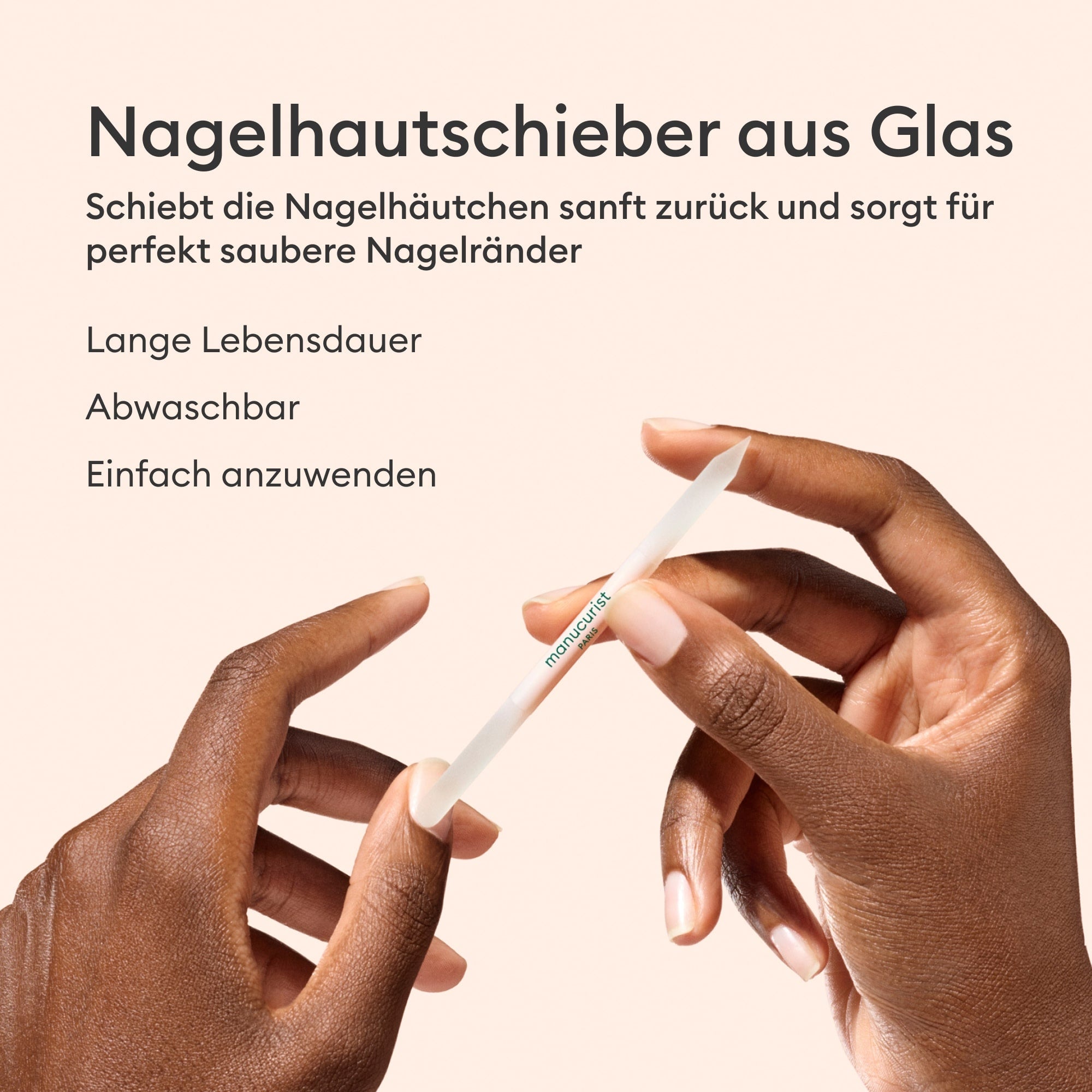 Nagelhautschieber aus Glas