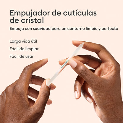 Empujador de Cutículas de cristal