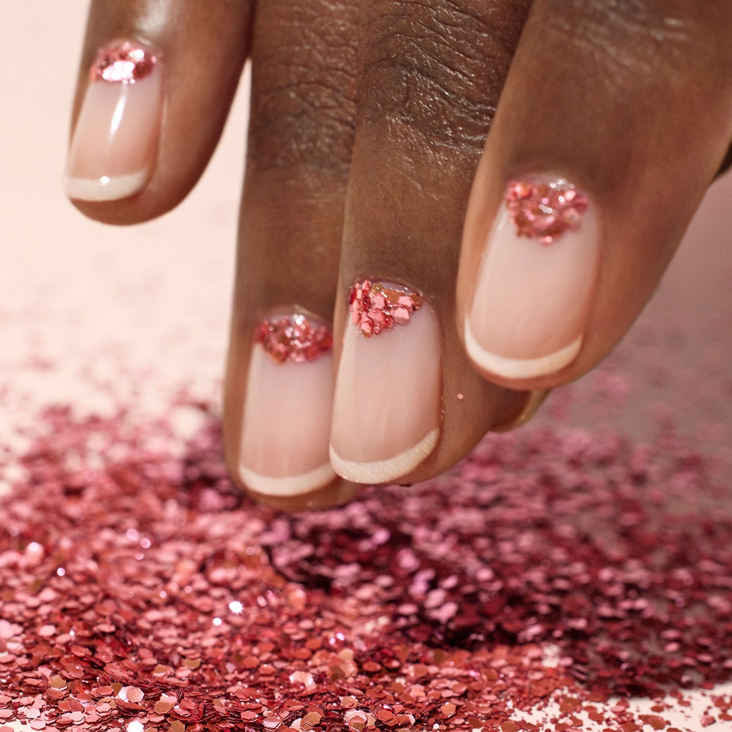 Paillettes biodegradabili Pink Quartz