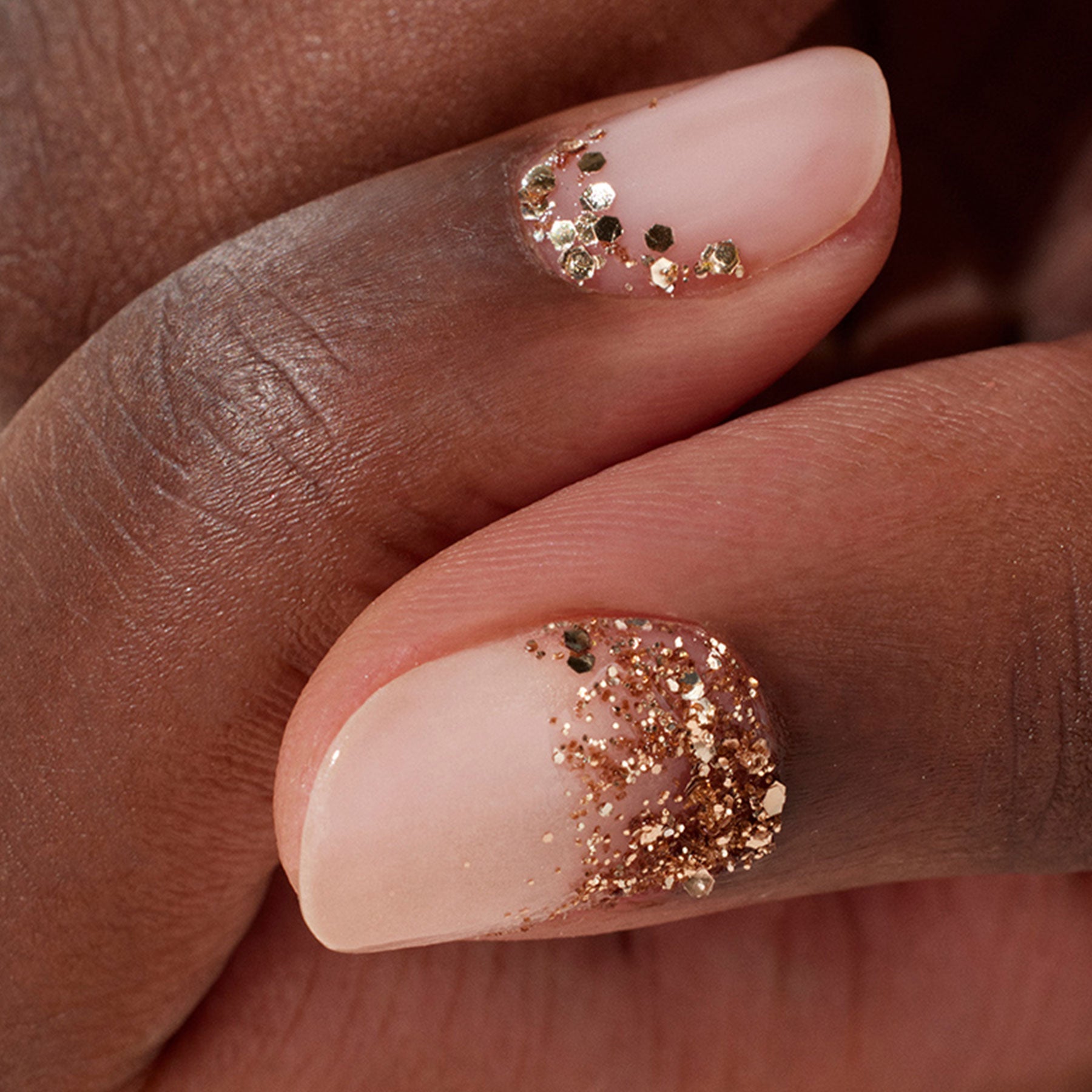 Biologisch afbreekbare glitter Rose gold