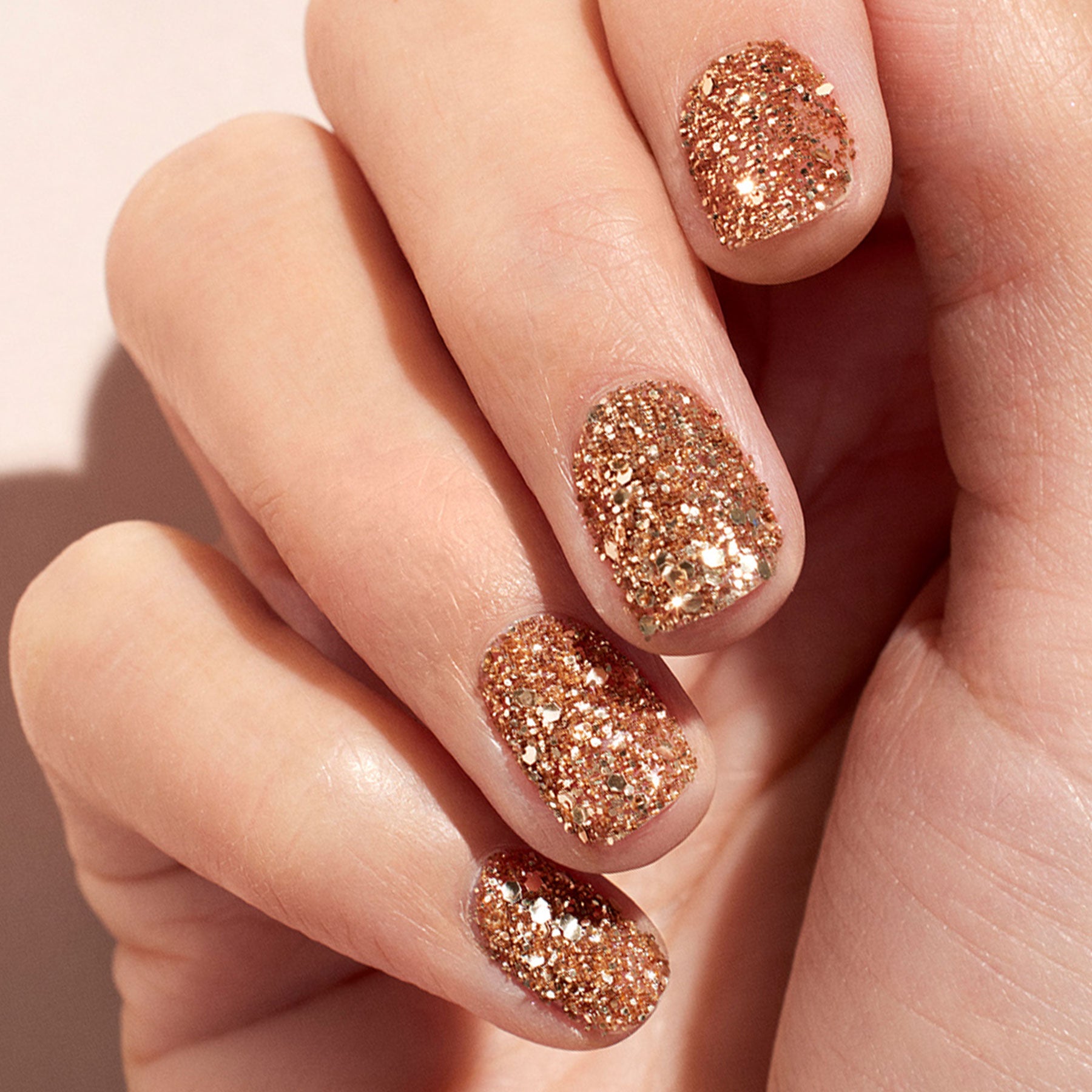 Biologisch afbreekbare glitter Rose gold