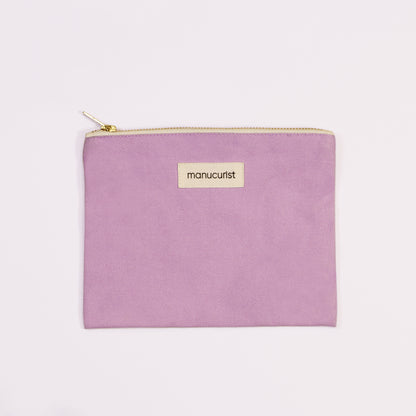 Case lilas In organic cotton upcycled