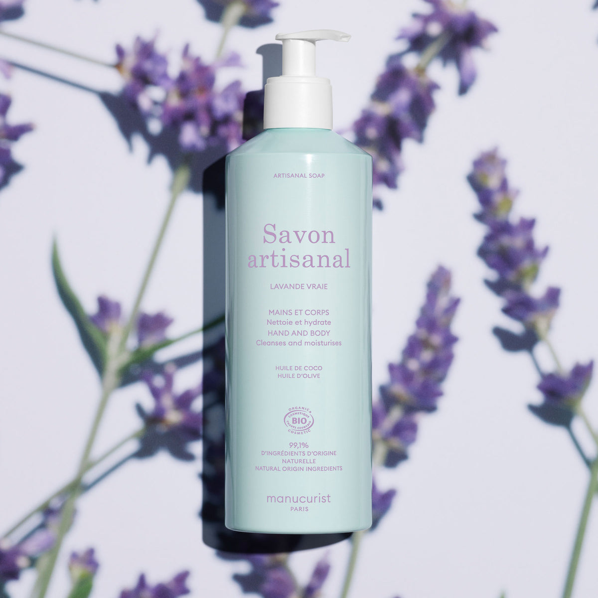 Kézműves szappan Lavande Vraie illattal – Cosmos Organic – 500ml