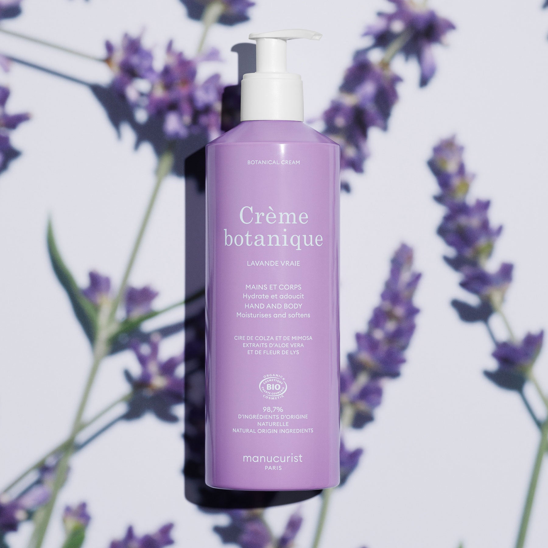 Botanische crème Echte lavendel - 500ml