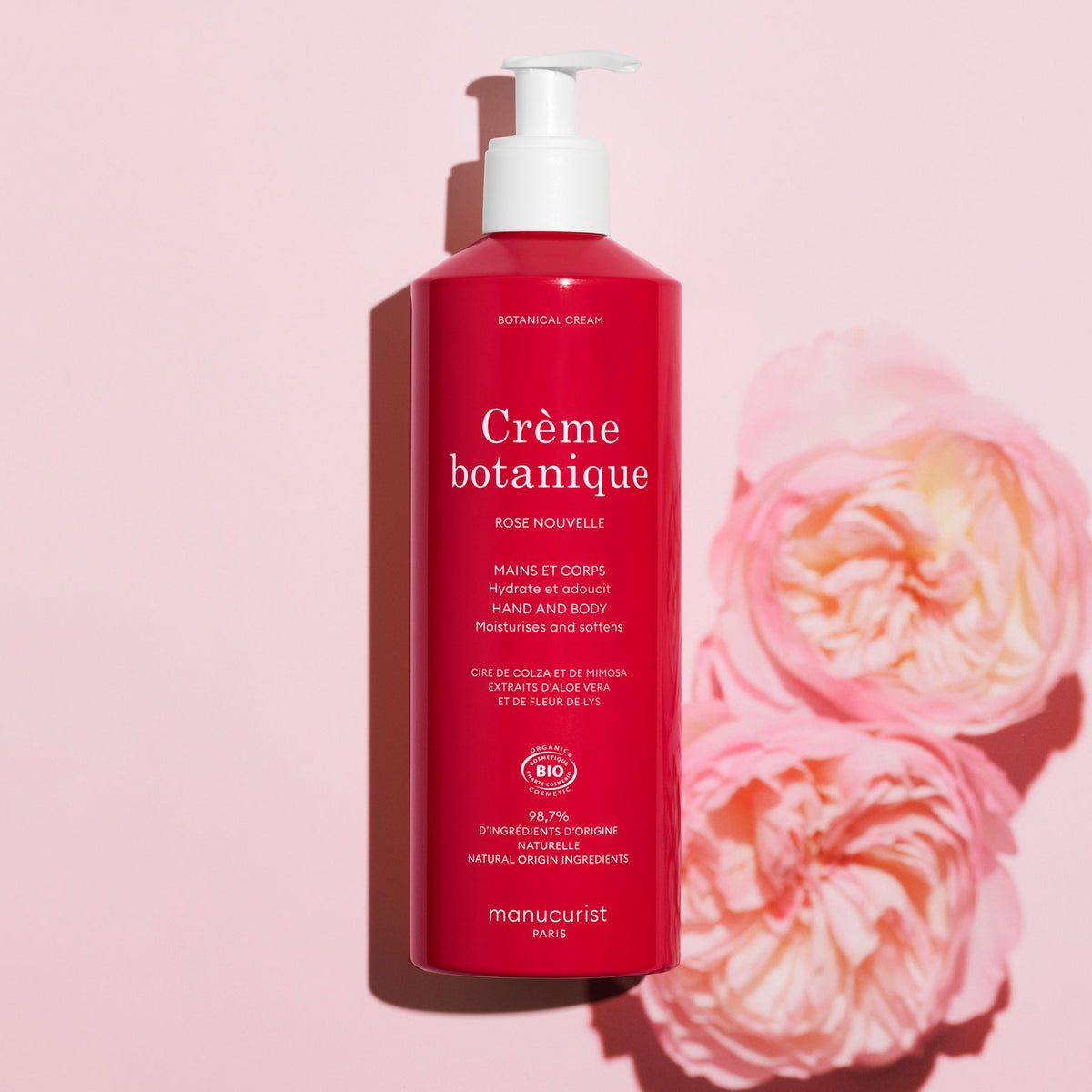Kasviperäinen Rose Nouvelle -tuoksuinen voide – Cosmos Organic – 500ml