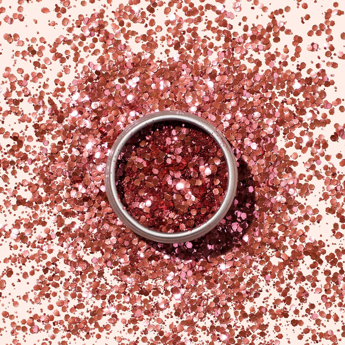 Biologiskt nedbrytbart glitter Pink Quartz